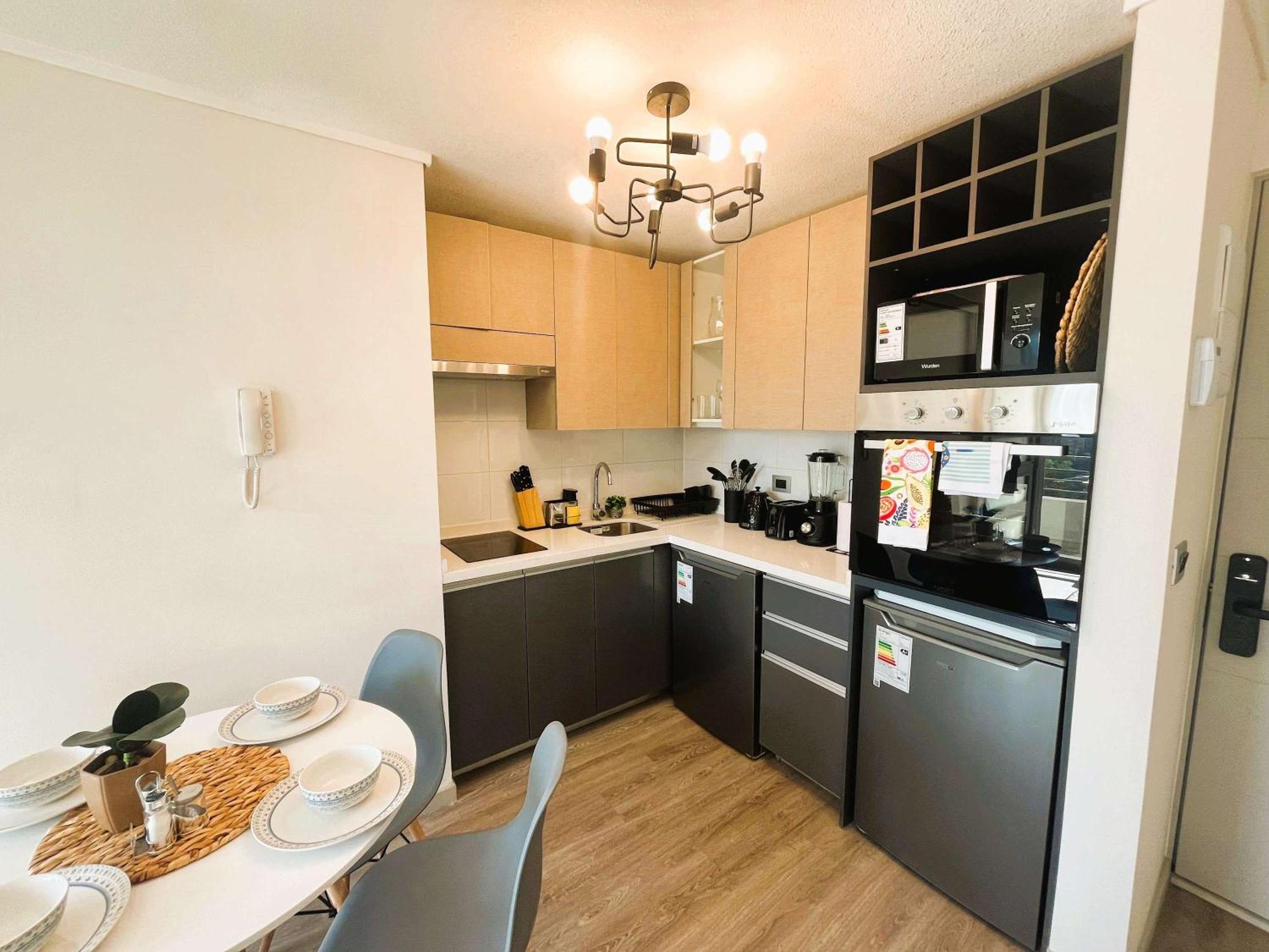 Hom I Precioso Y Acogedor Depto 1d1b En Apartamento *